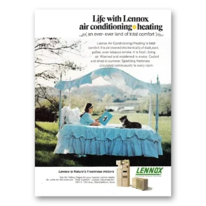 1968 Lennox Air Conditioning and Heating Print Ad | Life With Lennox