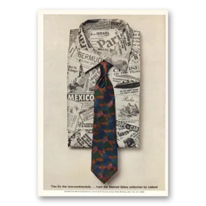 1968 Liebert Designer Cravats Print Ad | Intercontinentals