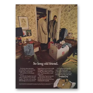 1968 London Fog Print Ad | Old Friend