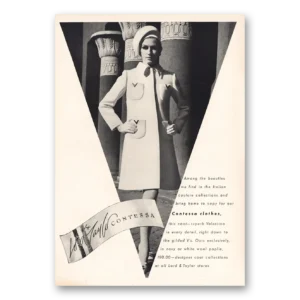 1968 Lord & Taylor Print Ad | Contessa Clothes