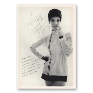 1968 Lord & Taylor Print Ad | Side View