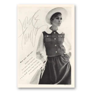 1968 Lord & Taylor Print Ad | New Suit Vest Suit