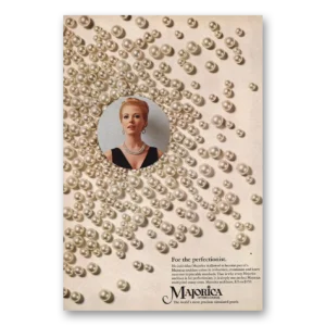 1968 Majorica Print Ad | For The Perfectionist