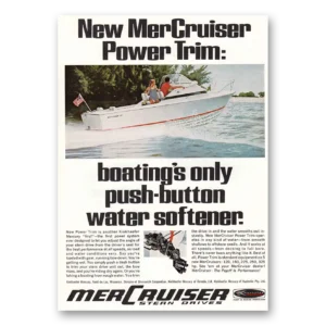 1968 MerCruiser Stern Drive Print Ad | Power Trim