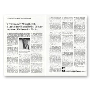 1968 Merrill Lynch Print Ad | Reasons Why