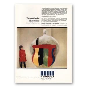 1968 Nekoosa Papers Print Ad | Understood