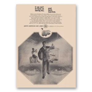 1968 North American Van Lines Print Ad | Moving Day