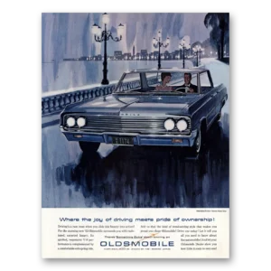 1968 Oldsmobile Print Ad | Joy Driving