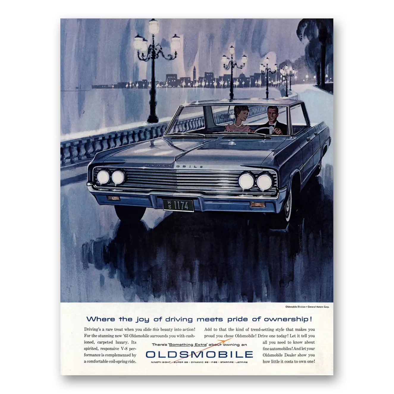 1968 Oldsmobile Print Ad | Joy Driving