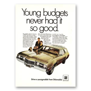1968 Oldsmobile Vista Cruiser Print Ad | Young Budgets