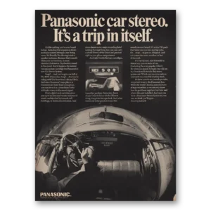 1968 Panasonic Car Stereo Print Ad | Trip In Itself