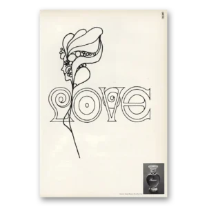 1968 Parfums Marcel Rochas Print Ad | Femme Love