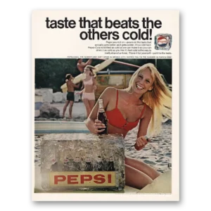 1968 Pepsi Print Ad | Taste Beats