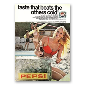 1968 Pepsi Print Ad | Taste That Beats