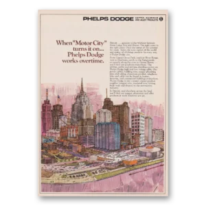 1965 Phelps Dodge Print Ad | Motor City Detroit