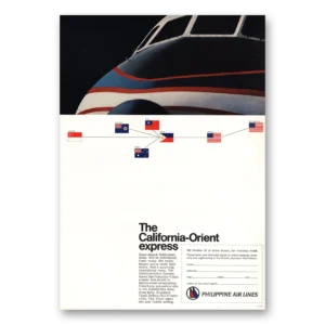 1968 Philippine Airlines Print Ad | Orient Express