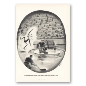 1968 Philadelphia Bulletin Print Ad | Hockey