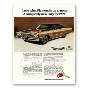 1968 Plymouth Fury Print Ad | Plymouths Up To
