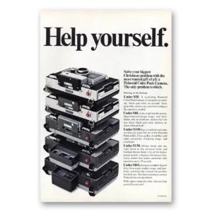 1968 Polaroid Print Ad | Help Yourself
