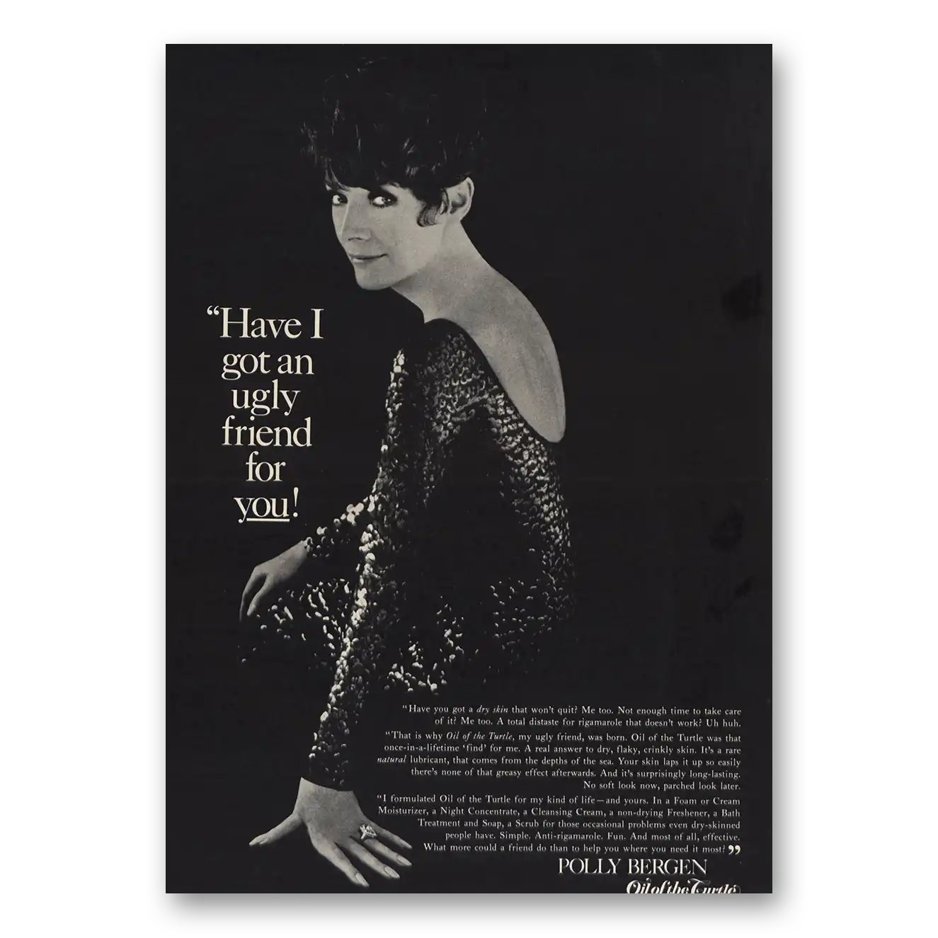 1968 Oil of the Turtle Print Ad | Ugly Friend