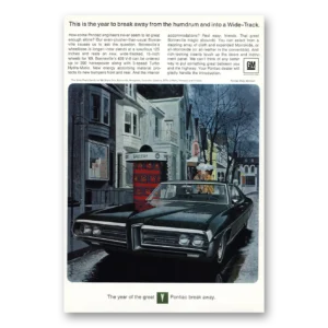 1968 Pontiac Bonneville Print Ad | Humdrum