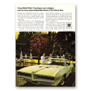1968 Pontiac GTO Print Ad | Behind Wheel