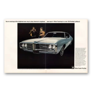 1968 Pontiac LeMans Print Ad | Brightest