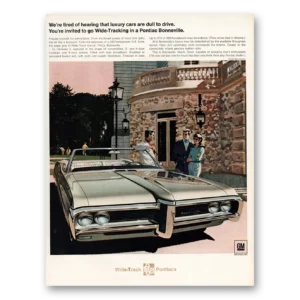 1968 Pontiac Bonneville Print Ad | Dull To Drive
