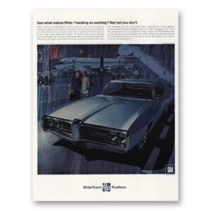 1967 Pontiac LeMans Print Ad | Wide Tracking