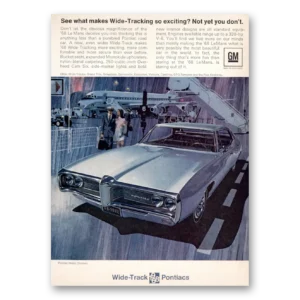 1967 Pontiac LeMans Print Ad | Wide Tracking