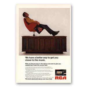 1968 RCA Print Ad | Get You Closer To Music