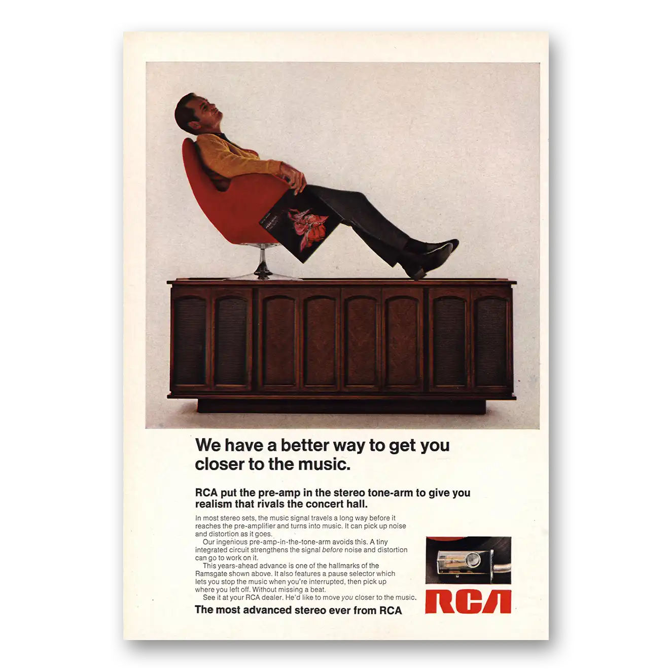 1968 RCA Print Ad | Get You Closer To Music