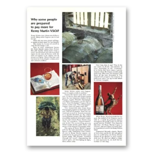 1968 Remy Martin Cognac Print Ad | Prepared Pay More