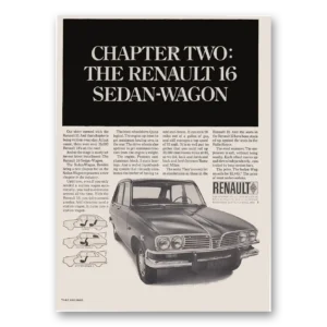 1968 Renault Print Ad | Chapter Two