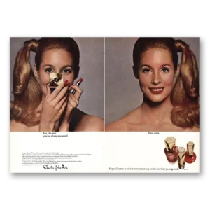 1968 Charles of the Ritz Print Ad | Face