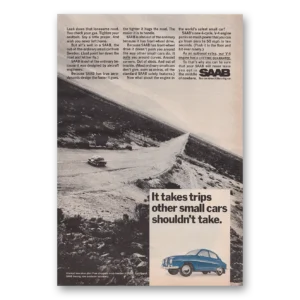 1968 Saab Print Ad | Lonesome Road