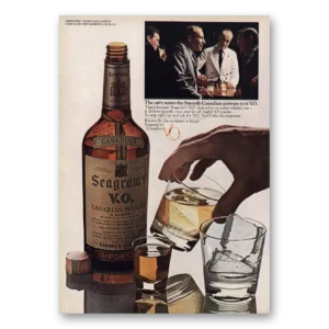1968 Seagrams VO Whisky Print Ad | Smooth Canadian