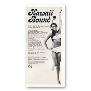 1968 Sheraton Hotels Hawaii Print Ad | Hawaii Bound