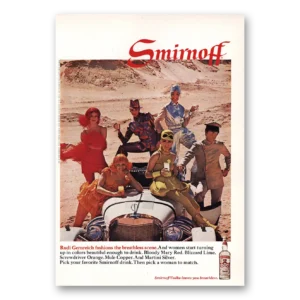 1968 Smirnoff Print Ad | Rudi Gernreich