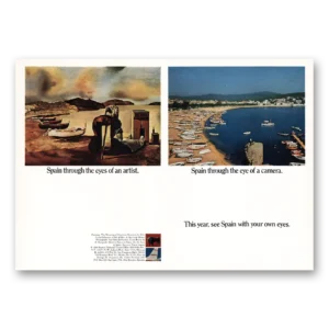 1968 Spain Print Ad | Through Eyes Of Artist