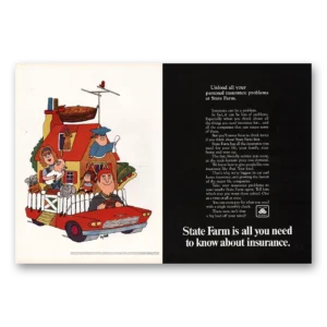 1968 State Farm Insurance Print Ad | Unload