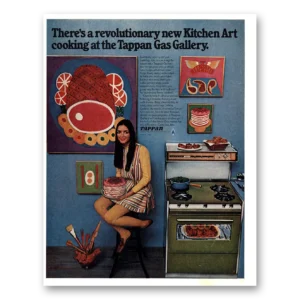 1968 Tappan Range Print Ad | Kitchen Art