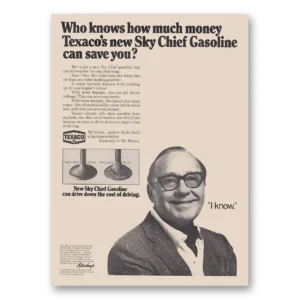 1968 Texaco Sky Chief Gasoline Print Ad | How Much