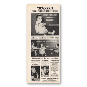 1968 California Enterprise Print Ad | Baby Chair