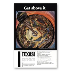 1968 Texas Print Ad | Hemisfair