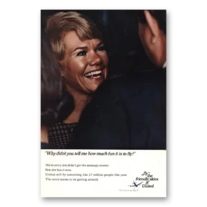 1968 United Airlines Print Ad | Why Didn't You Tell Me