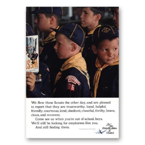 1968 United Airlines Print Ad | We Flew These Scouts