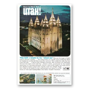 1968 Utah Print Ad | Inland Sea Mormon