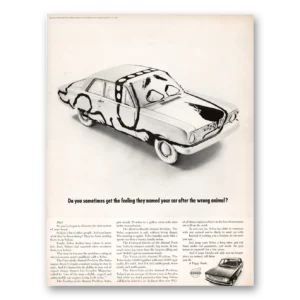 1967 Volvo Print Ad | Wrong Animal