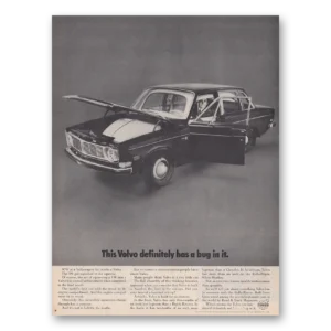 1968 Volvo Print Ad | Bug In It